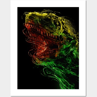 t rex Killing machine Posters and Art